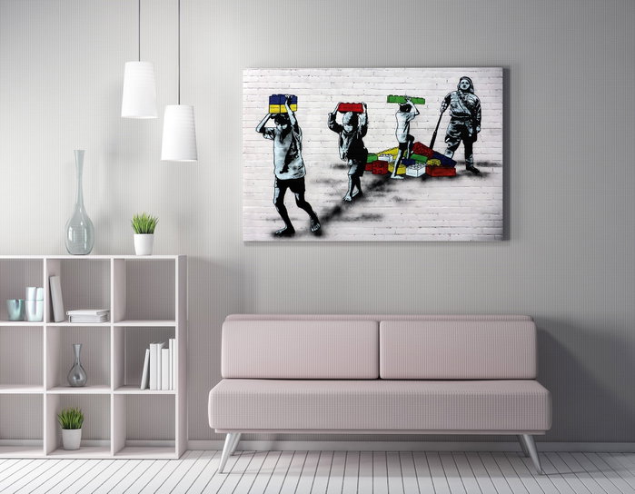 Wallity WY138 Banksy (50 x 70 cm)
